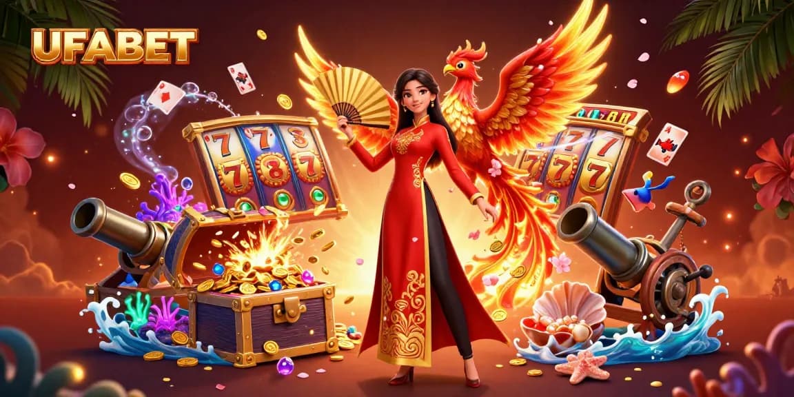 Experience the thrill of UFABET gaming with vibrant slot machines and enchanting visuals.