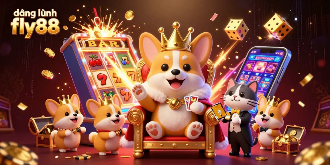 Engage with đăng nhập fly88 and win big with an exciting 3D casino scene featuring royal characters.