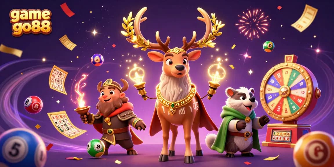 Engage in the thrilling game go88 with vibrant elements of a casino adventure.