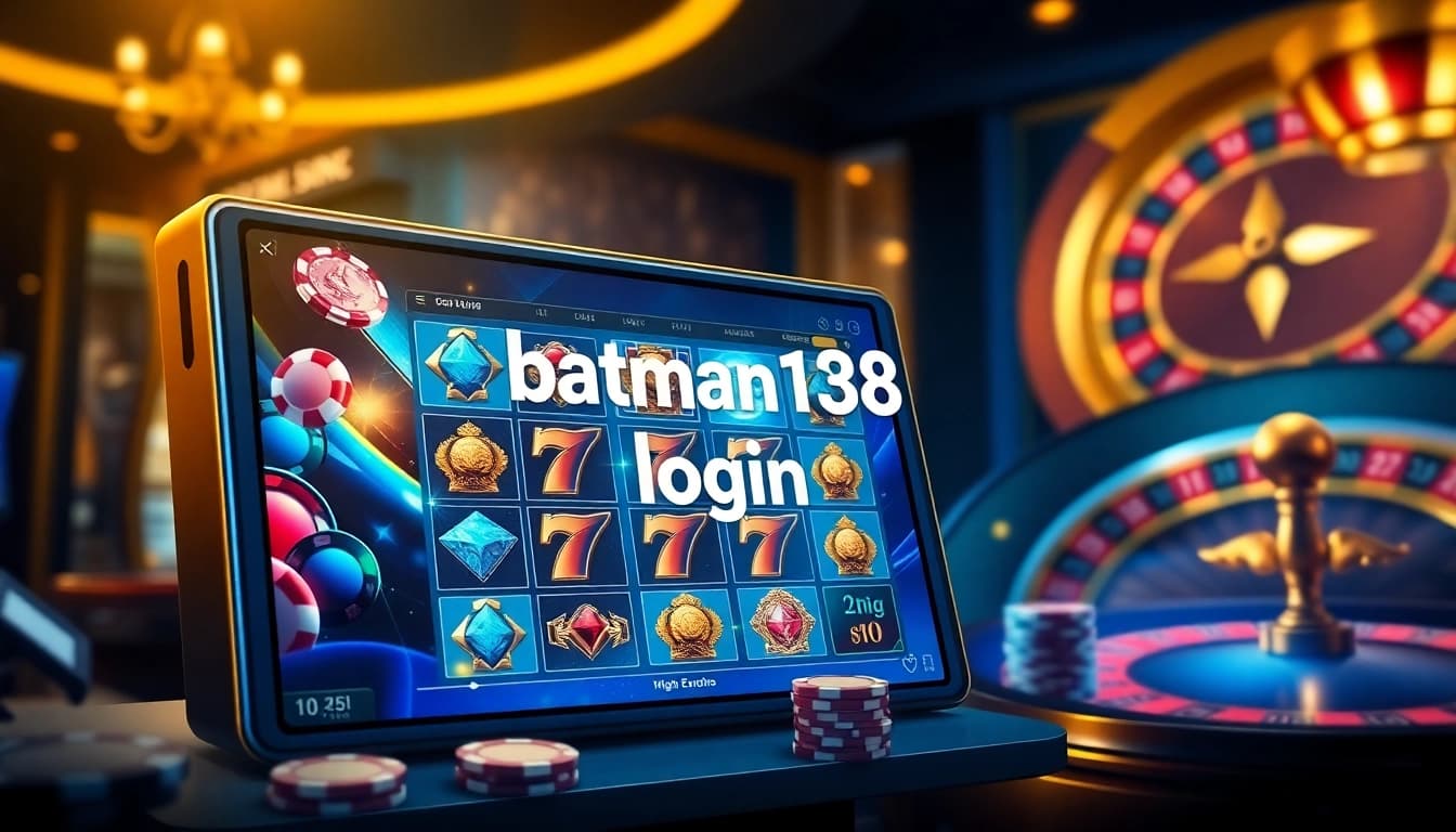 Enjoy the excitement of batman138 login while playing on vibrant slot machines and poker tables.