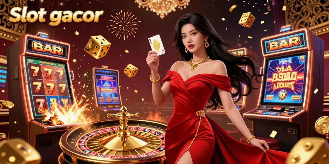 Experience the thrill of Slot gacor with a stunning portrayal of casino excitement and glamorous rewards.