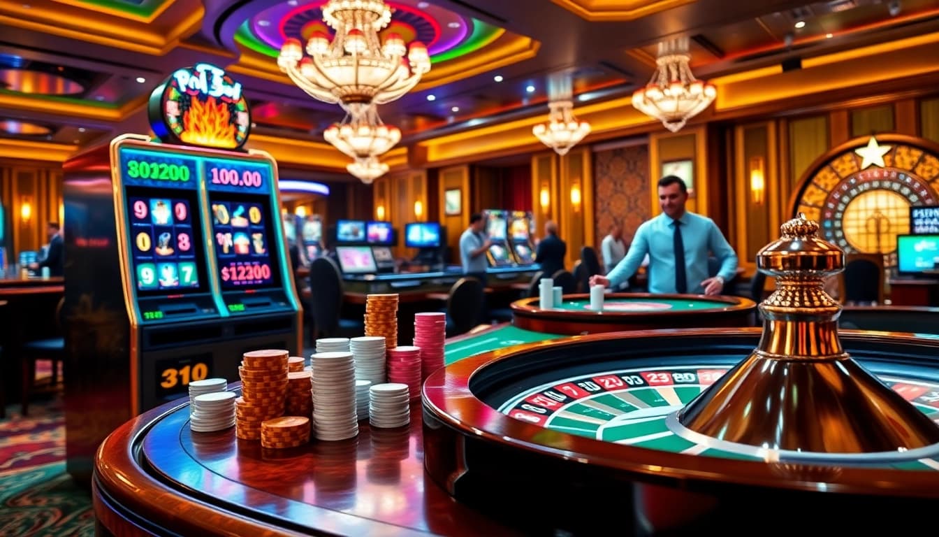 Engaging players enjoying vibrant slot machines on the bro138 platform.
