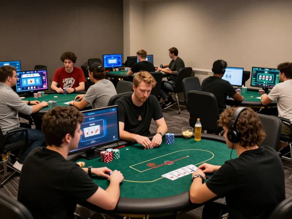 Engaging online poker gameplay experience at 388bet with players focusing on winning strategies.