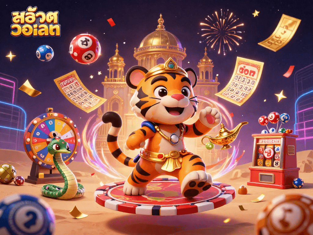 Spin the reels at สล็อตวอเลท with a vibrant display of casino magic and excitement.