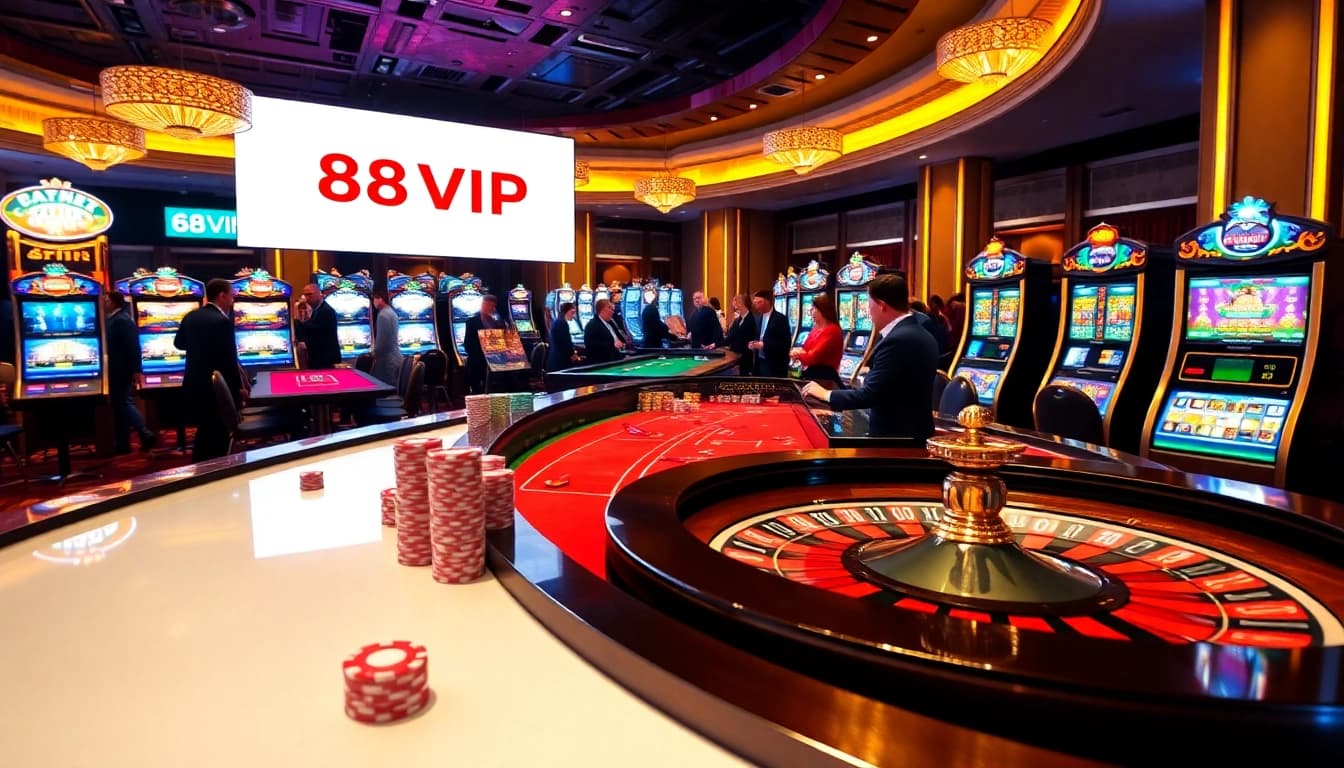 Experience thrilling gaming strategies at 68VIP’s luxurious casino environment.
