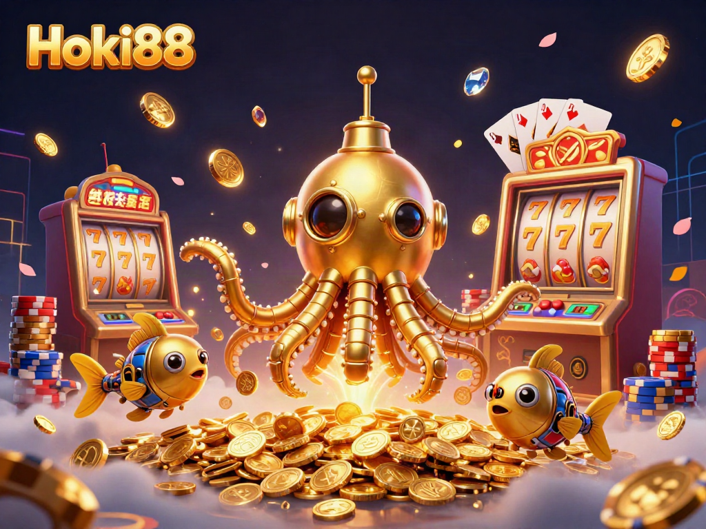Hoki88 memanjakan pemain dengan visual permainan slot yang mengesankan dan uang koin emas.