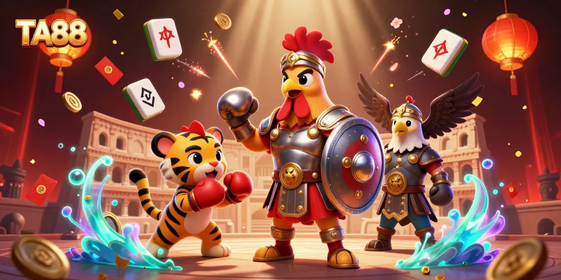 TA88 showcases a thrilling gambling scene with vibrant casino elements and dynamic characters.