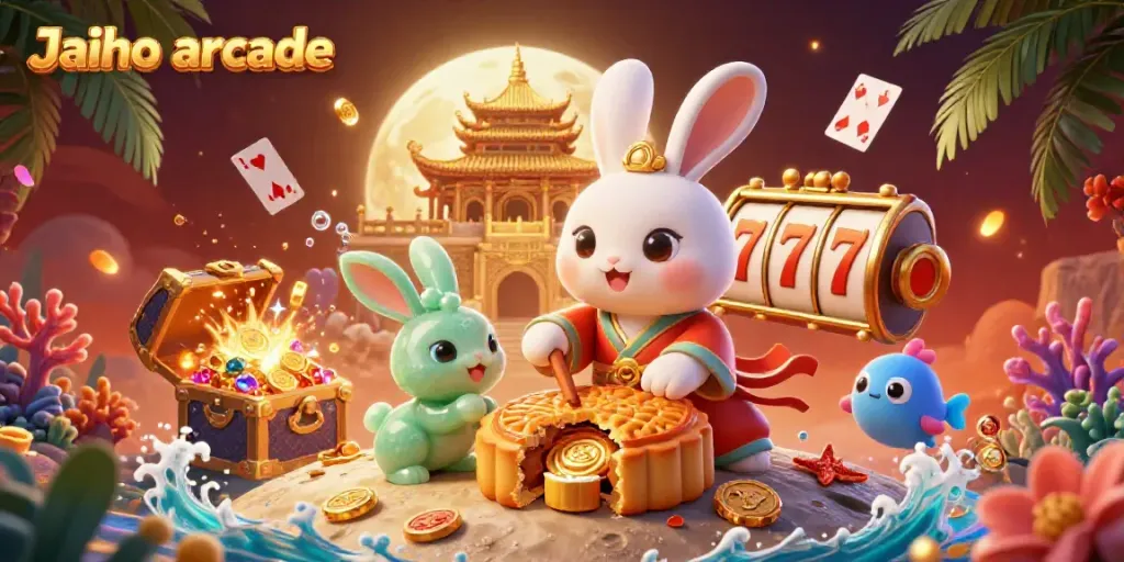 Experience the thrill of Jaiho arcade with dynamic gameplay visuals featuring slots and prizes.