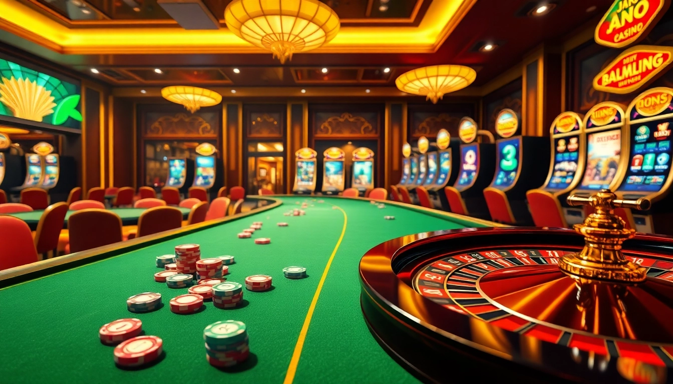 Experience the action with nhà cái jun88 at an exciting online casino featuring vibrant tables and stunning slot machines.