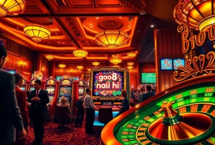 Engage in the excitement of Go8 nổ hũ with vibrant slot machines and lively players.