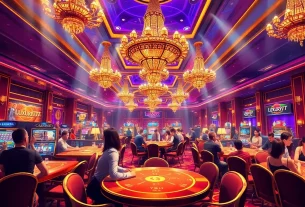 Rasakan pengalaman luar biasa dari luxury777 game dengan suasana mewah di kasino.