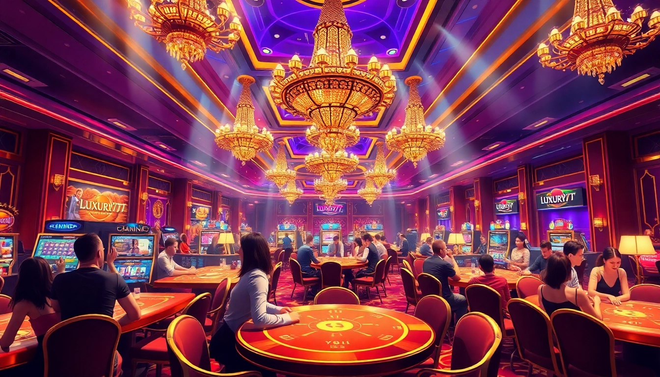 Rasakan pengalaman luar biasa dari luxury777 game dengan suasana mewah di kasino.