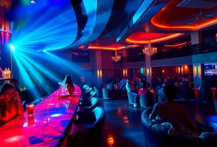 Experience the energy of Night club sxm at Club Noir, showcasing vibrant nightlife and luxury.