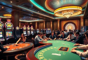 MM88 HOW brings an exhilarating casino experience with lively gaming tables and slot machines.