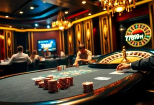 Experience the thrill of casino gaming with the vibrant atmosphere at the 789f link poker table.