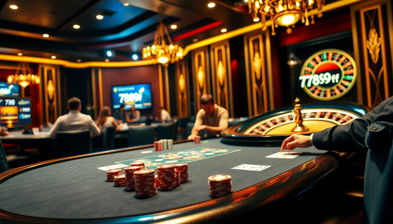 Experience the thrill of casino gaming with the vibrant atmosphere at the 789f link poker table.