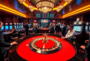 Engaged players enjoying a thrilling roulette game at gilajp casino.