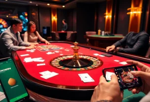 Experience the excitement of online gaming with OKWIN's vibrant casino atmosphere.