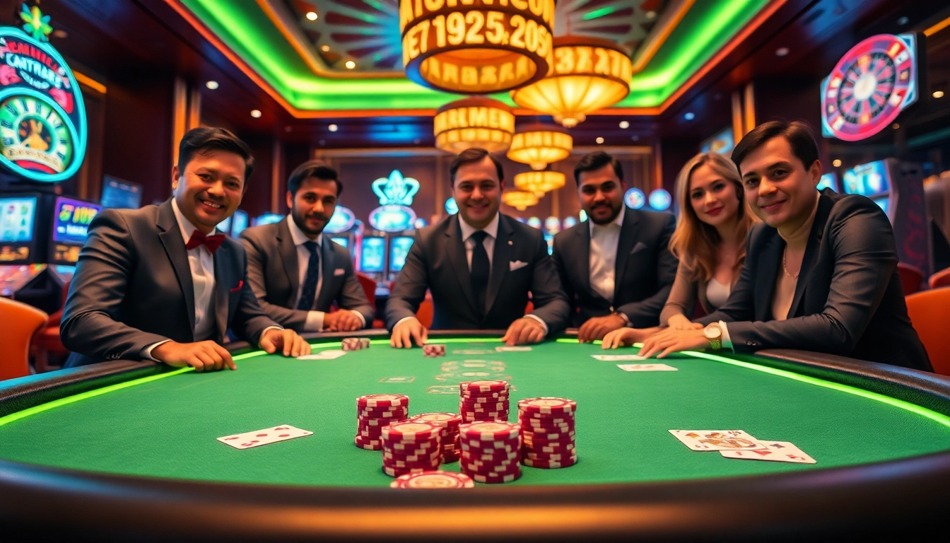 Engage with thrilling gameplay at 222bd one featuring dynamic poker action at a luxurious casino.