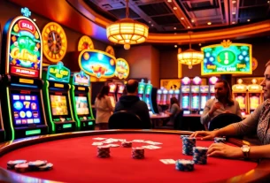 Experience the thrill of slot apiraja88 with vibrant machines and engaging casino gameplay.