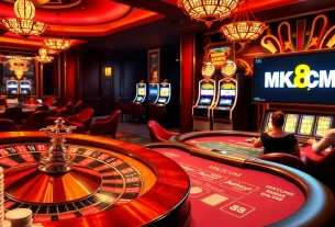 Experience high-stakes gaming at MK8.COM with vibrant casino visuals and thrilling action.